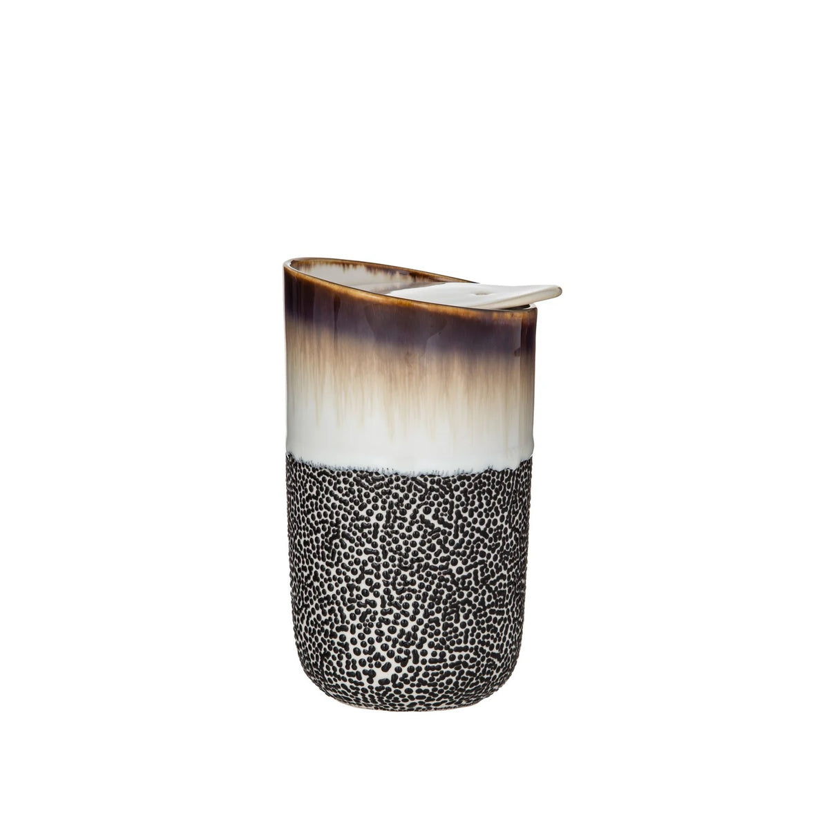 Leaf & Bean Ceramic Travel Mug