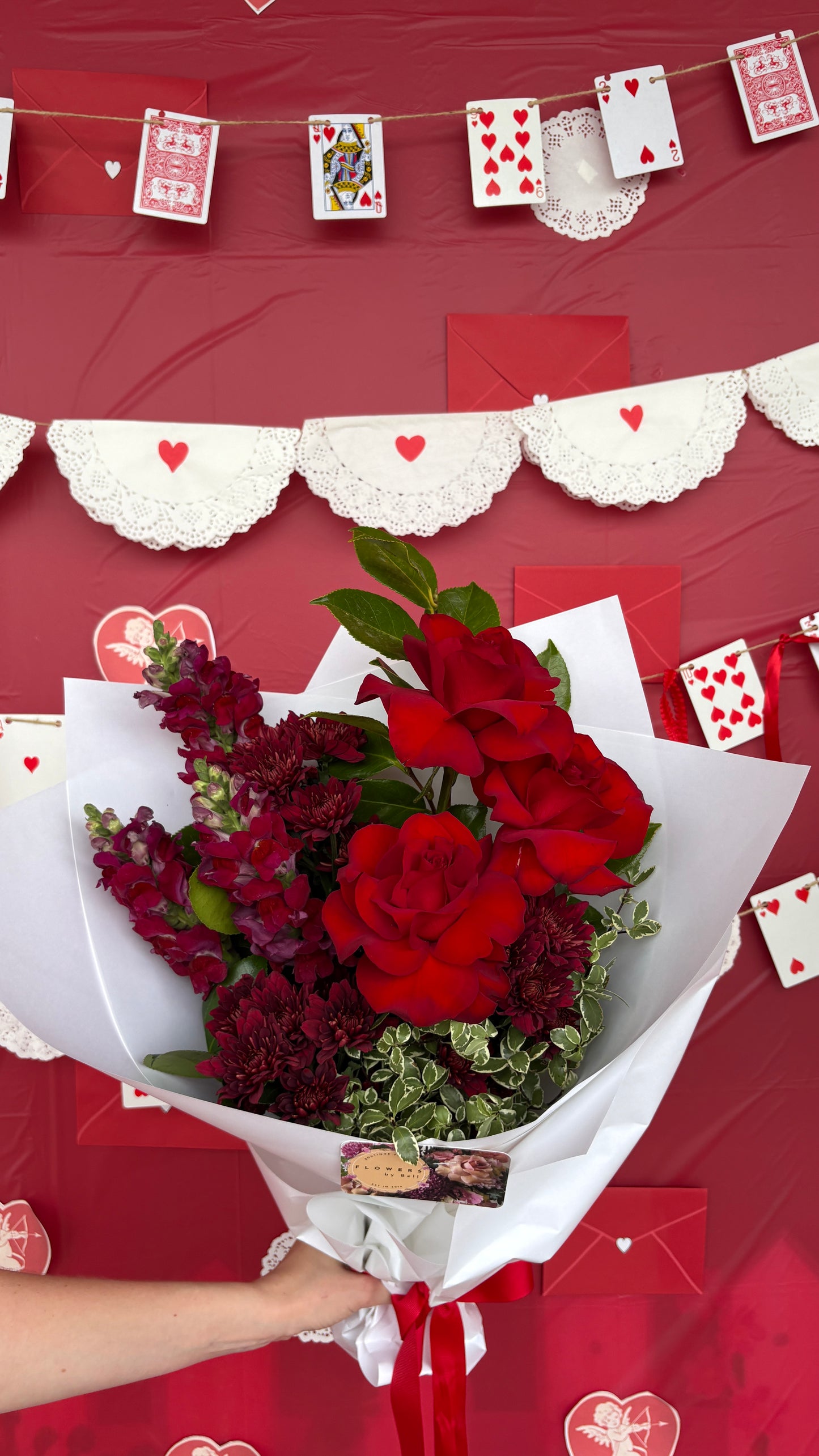 Mixed Seasonal Valentine’s Bouquet