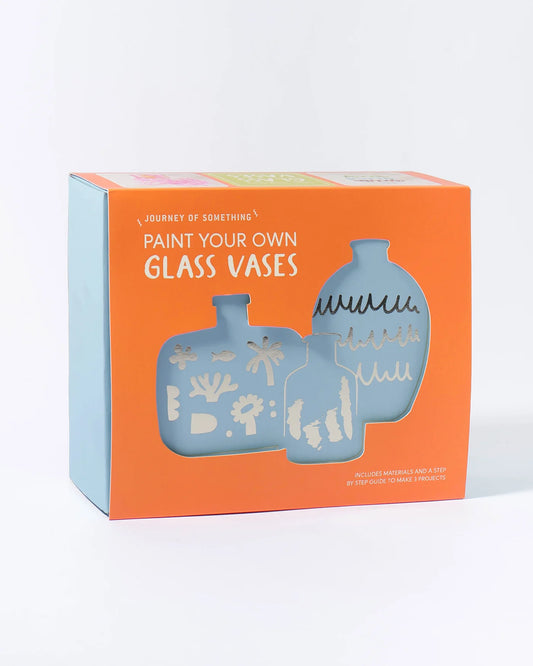 Paint your own glass vases